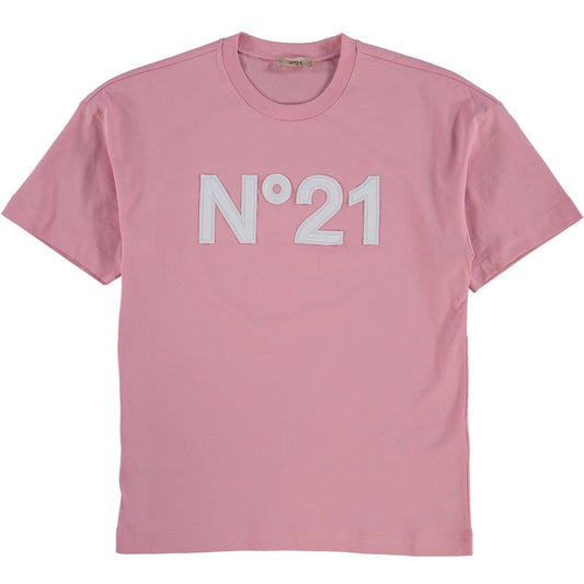 NO 21 Pink Branded T Shirt