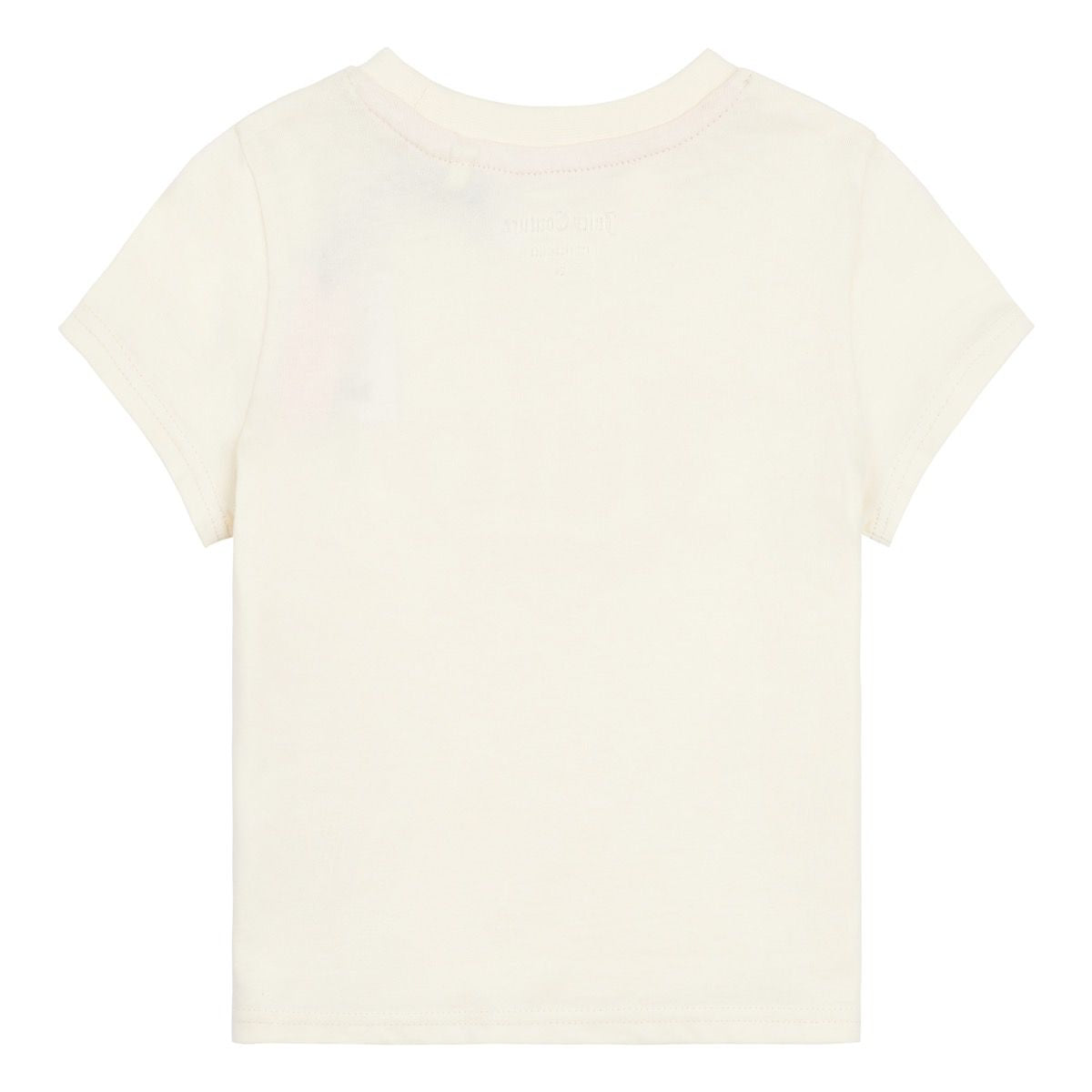 Juicy Couture Girls Cream T-Shirt With Pink Logo