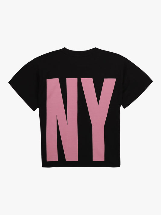 DKNY Black & Pink Logo T Shirt