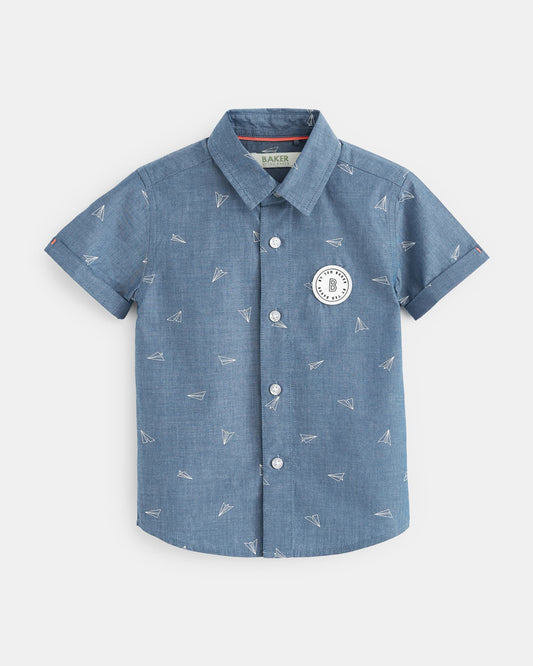 Ted Baker Embroidered Chambray Shirt