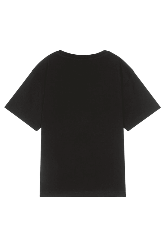 MOSCHINO Girls Logo T-shirt in Black