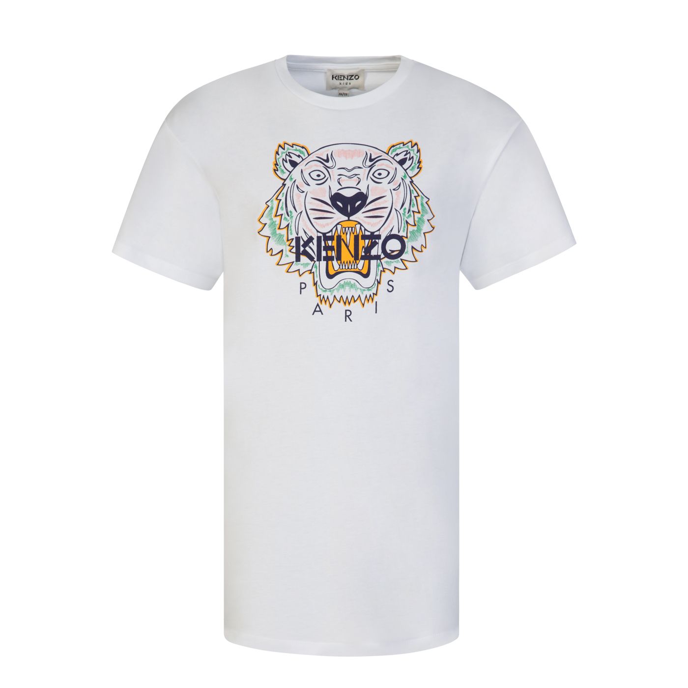 KENZO Kids White Tiger Dress