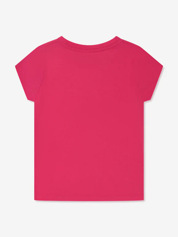 Ralph Lauren Girls Logo T-Shirt in Pink