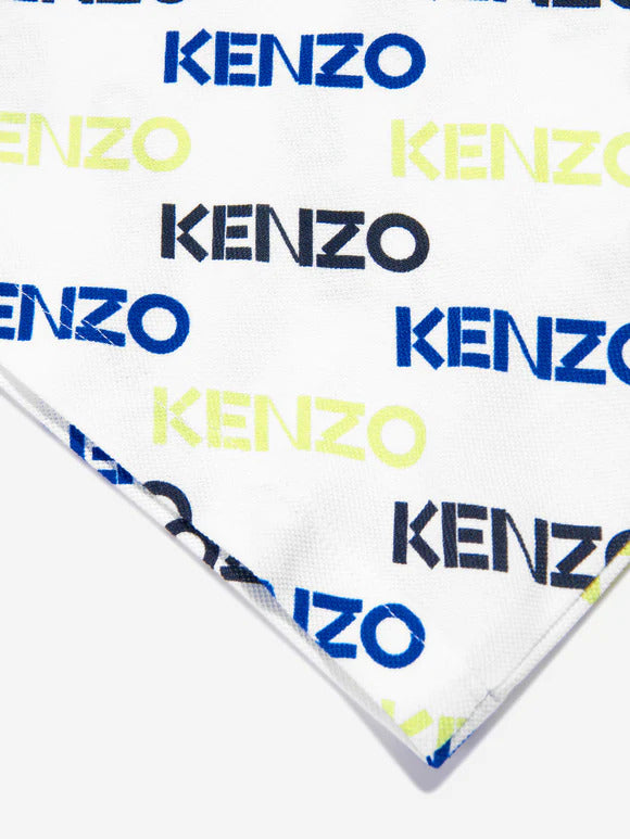 Kenzo Boys Tigers Polo Shirt in Blue