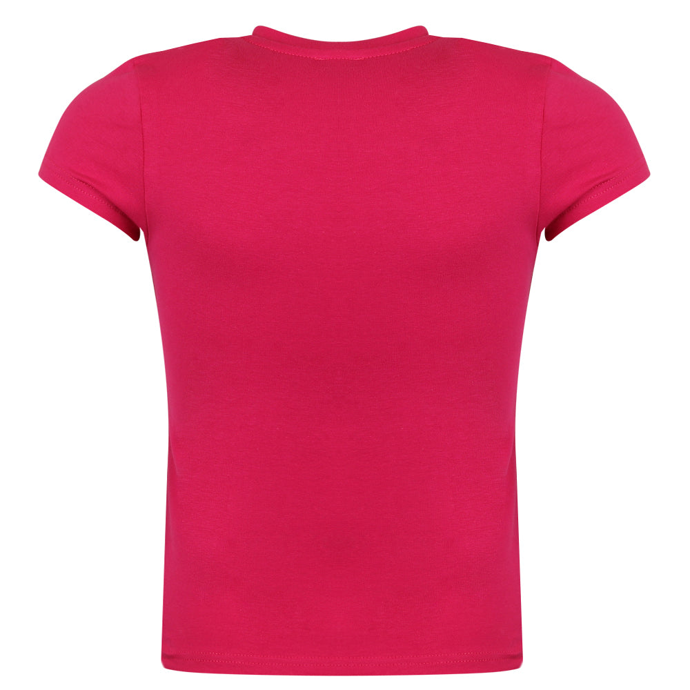 DKNY Fuchsia Pink Logo T Shirt