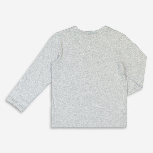 STELLA MCCARTNEY Grey Logo Design T Shirt