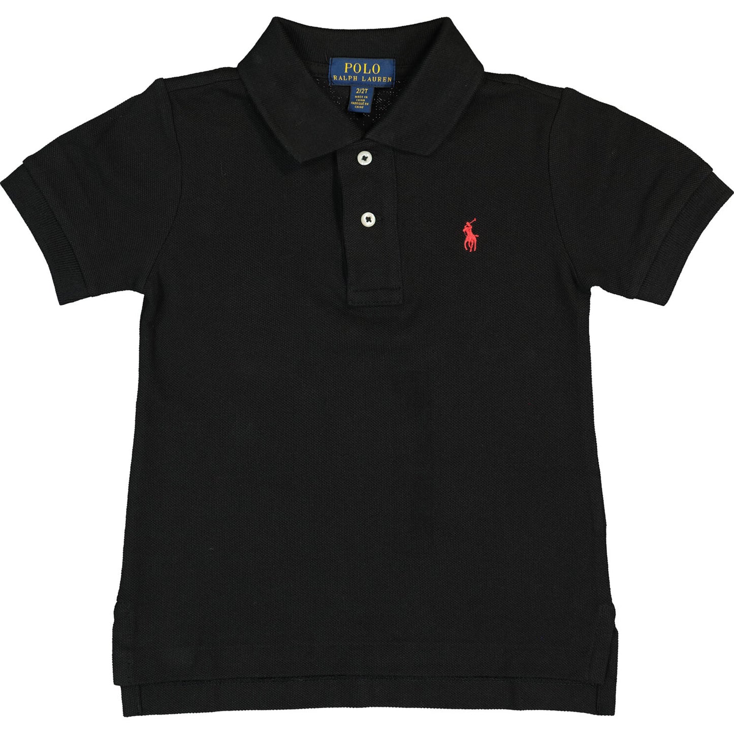 Ralph Lauren Black Slim Fit Polo Shirt