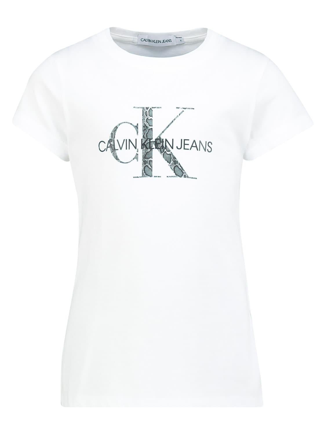 Calvin Klein Girls White T-shirt