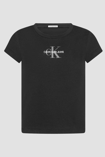 Calvin Klein Girls Black T-shirt