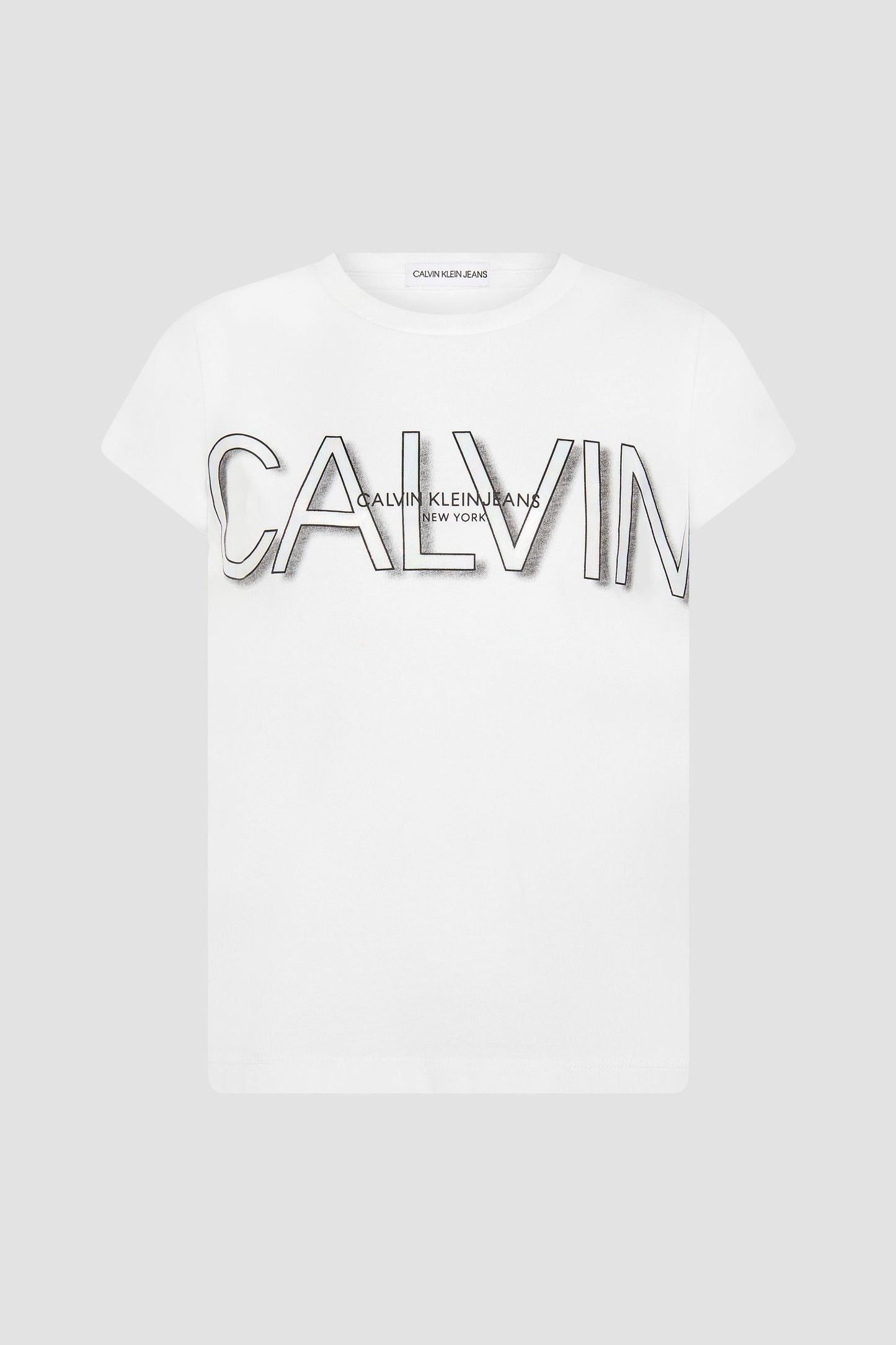 Calvin White Girls T-shirt