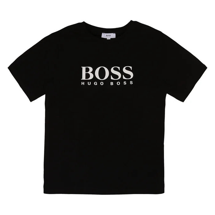 Boss Logo Black Boys T-shirt