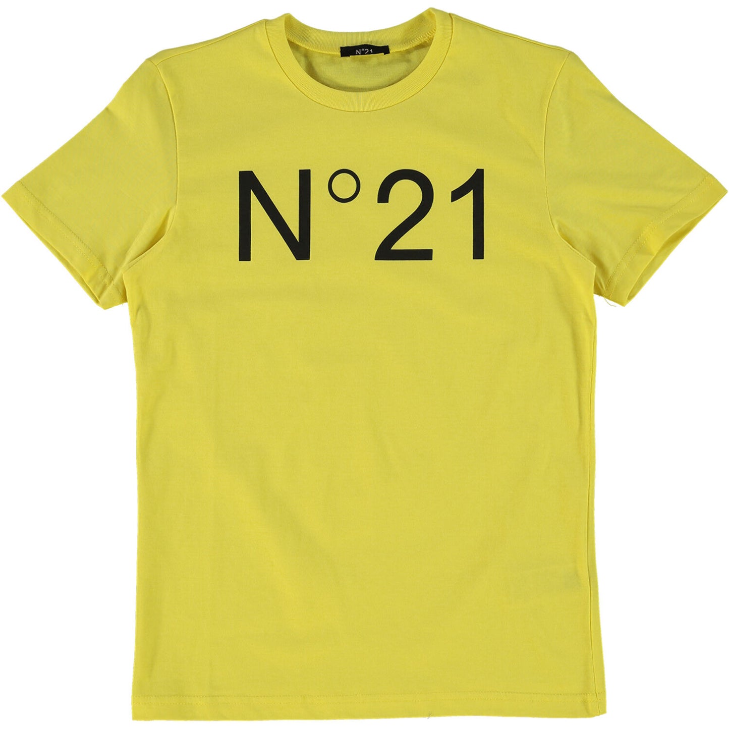 NO 21 Yellow Logo T Shirt