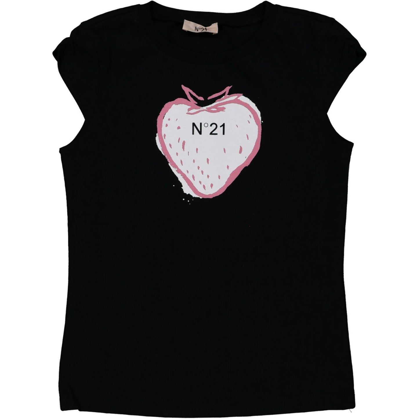 NO 21 Black Branded Sleeveless Top