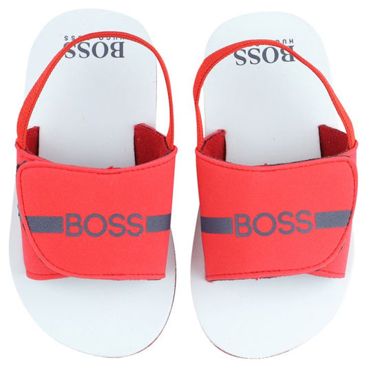 Boss Bright Red Infant Sandals