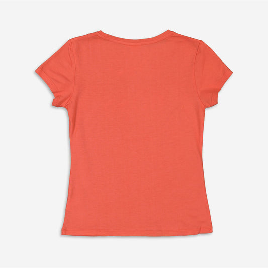 HUGO BOSS Mandarin Orange Logo T Shirt