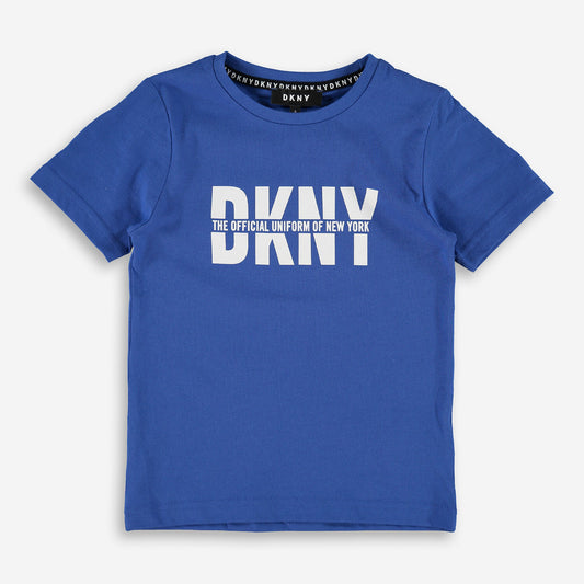 DKNY Blue Logo T Shirt