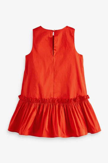 Next Orange Peplum Dress