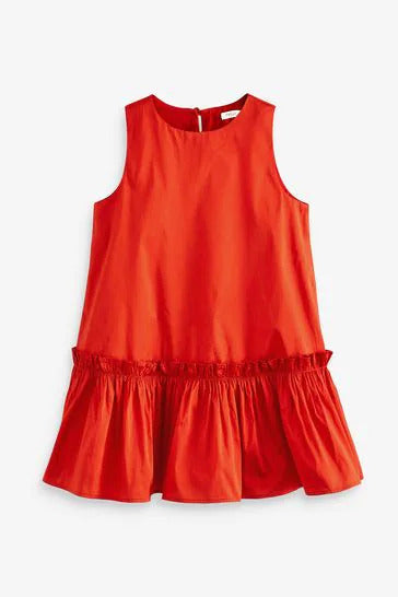 Next Orange Peplum Dress