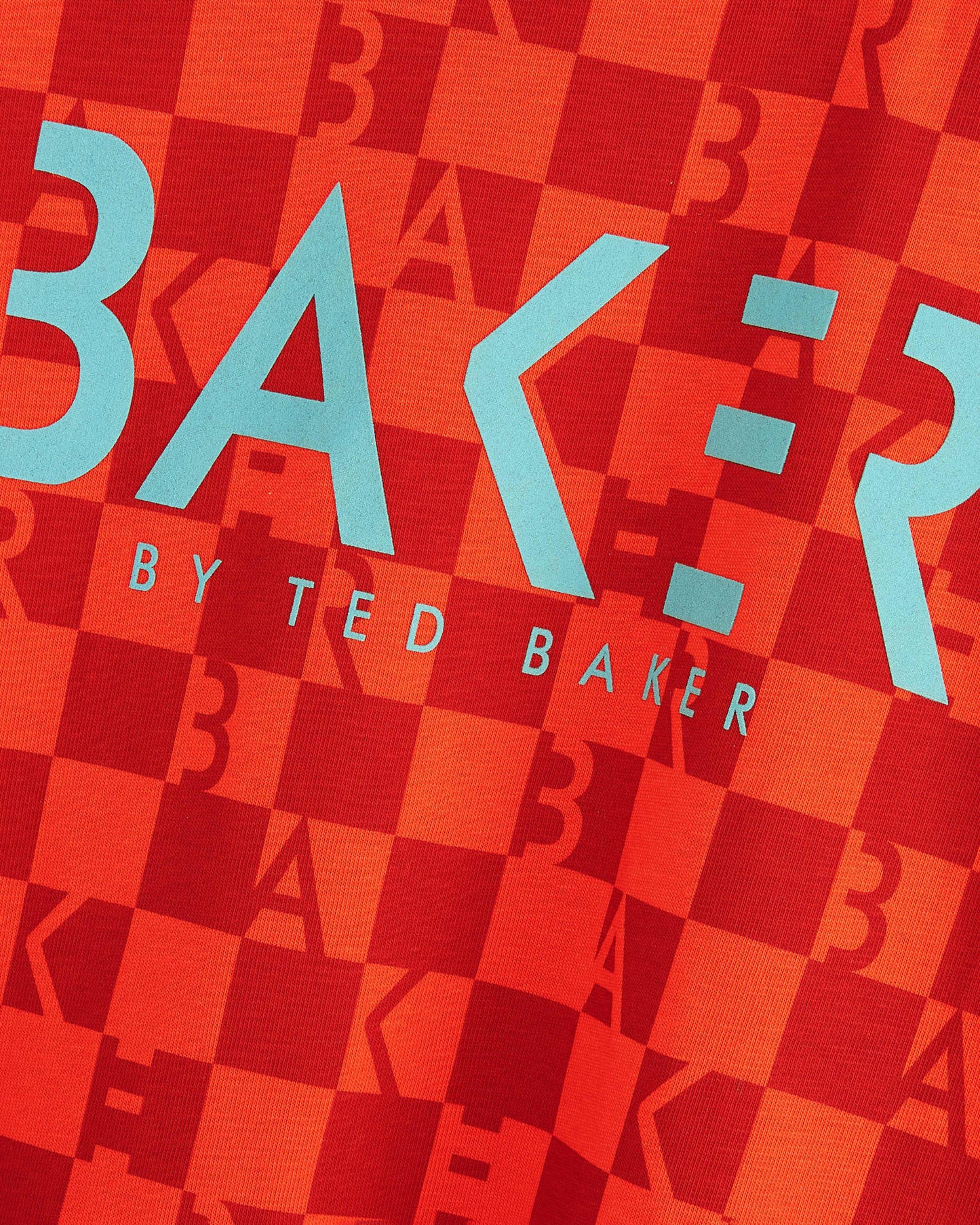 Baker by Ted Baker Boys Red Geo T-Shirt