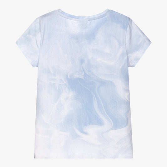 BOSS Girls Pale Blue Logo T-Shirt